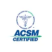 ACSM (American College of Sports Medicine) certification badge